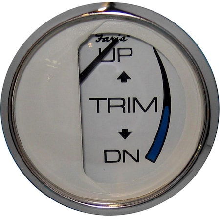 Faria Beede Instruments Chesapeake White SS 2" Trim Gauge (Mercury / Mariner / Mercruise 13807